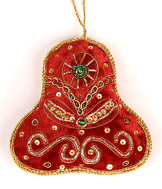 foto v�no�n� ozdoba - zvonek